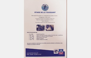 Stage de foot de la Toussaint 2015